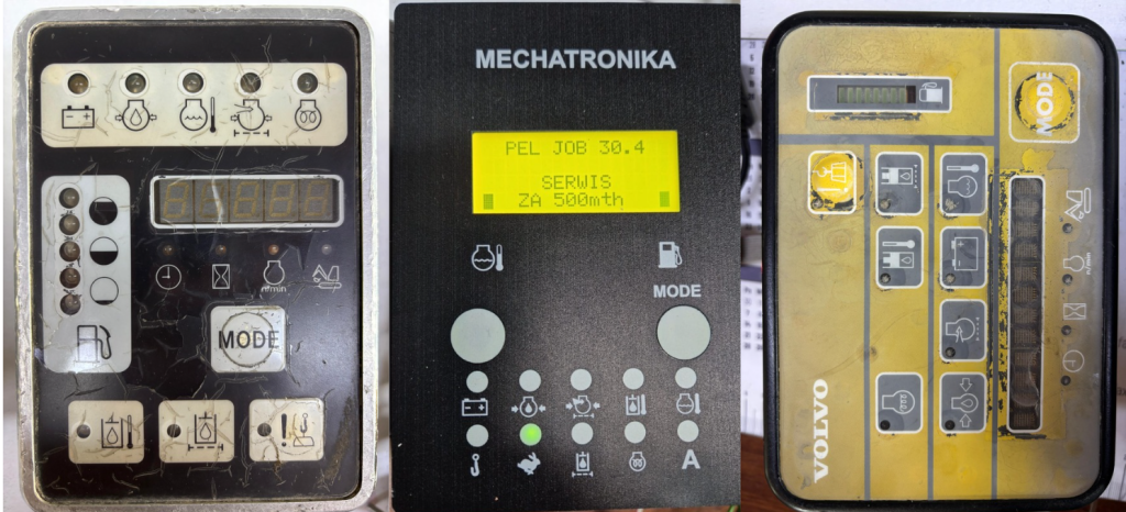 Naprawa elektroniki PEL JOB 30.4 – sterownik ECU wyświetlacz do minikoparki i koparki zamiennik