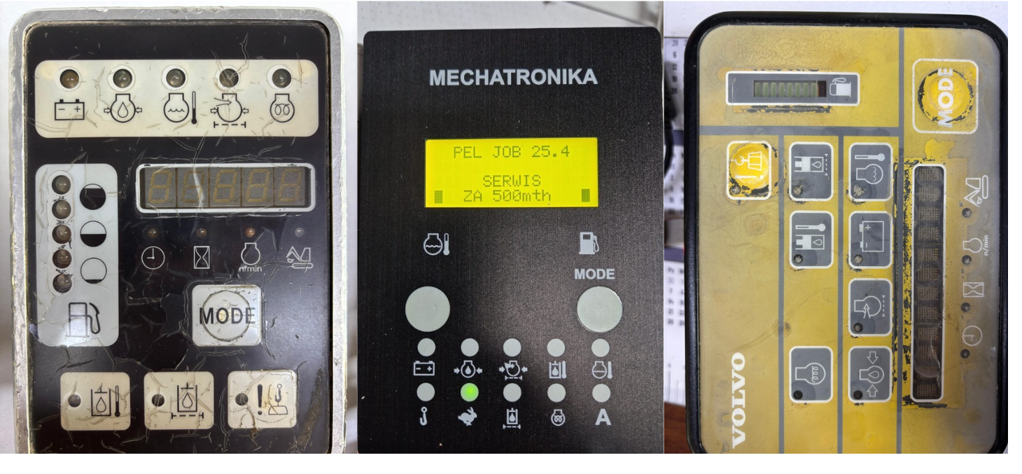Naprawa elektroniki PEL JOB 25.4 – sterownik, ECU, wyświetlacz do minikoparki i koparki zamiennik